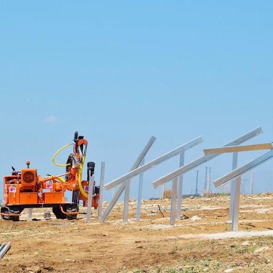 Cakma makinasi Pauselli mod. 700_Solar park in Izmir, Turkey